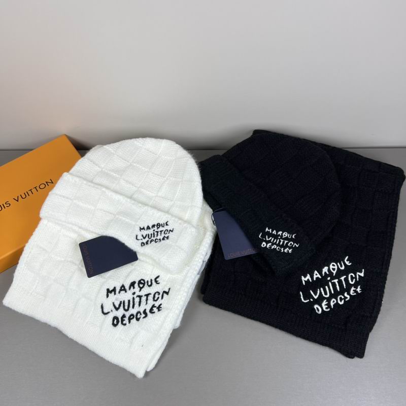 LV scarf hat dx06